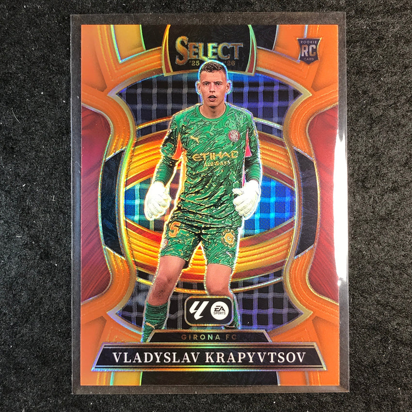 2025-26 Select La Liga VLADYSLAV KRAPYVTSOV Rookie Terrace Orange 13/75 #78