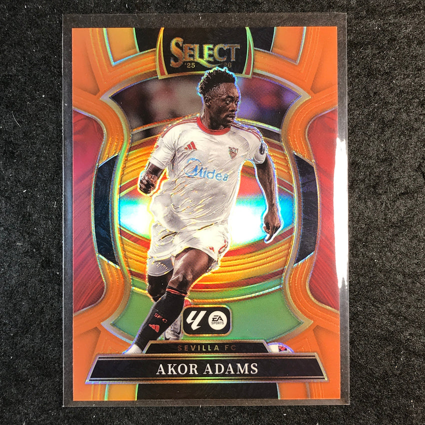 2025-26 Select La Liga AKOR ADAMS Terrace Orange 38/75 #81