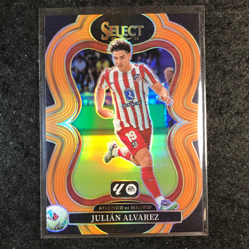 2025-26 Select La Liga JULIAN ALVAREZ Mezzanine Orange 22/75 #125