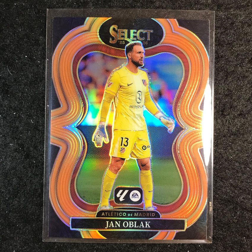2025-26 Select La Liga JAN OBLAK Mezzanine Orange 10/75 #127