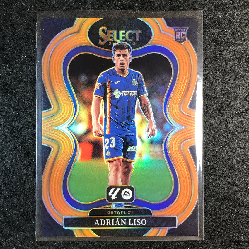 2025-26 Select La Liga ADRIAN LISO Rookie Mezzanine Orange 50/75 #173