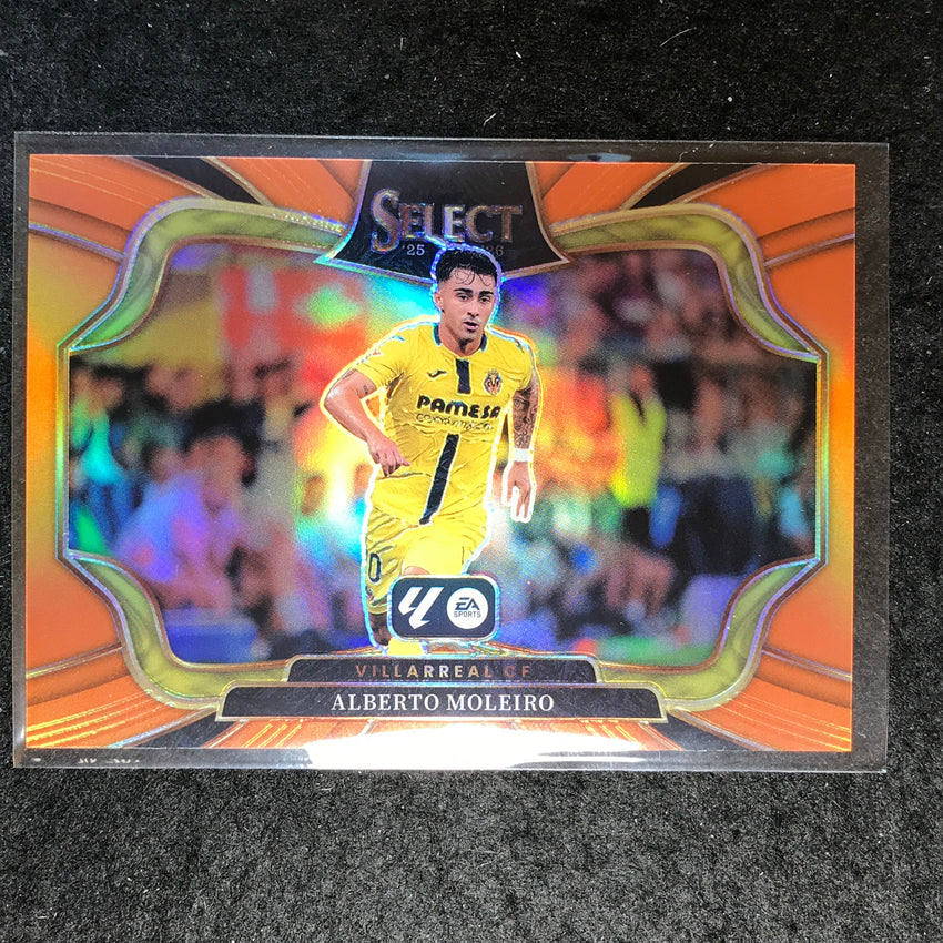 2025-26 Select La Liga ALBERTO MOLEIRO Field Level Orange 9/75 #202
