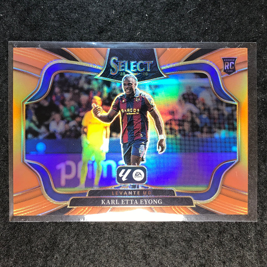 2025-26 Select La Liga KARL ETTA EYONG Rookie Field Level Orange 15/75 #235