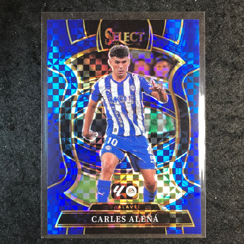 2025-26 Select La Liga CARLES ALENA Terrace Blue Checker #72