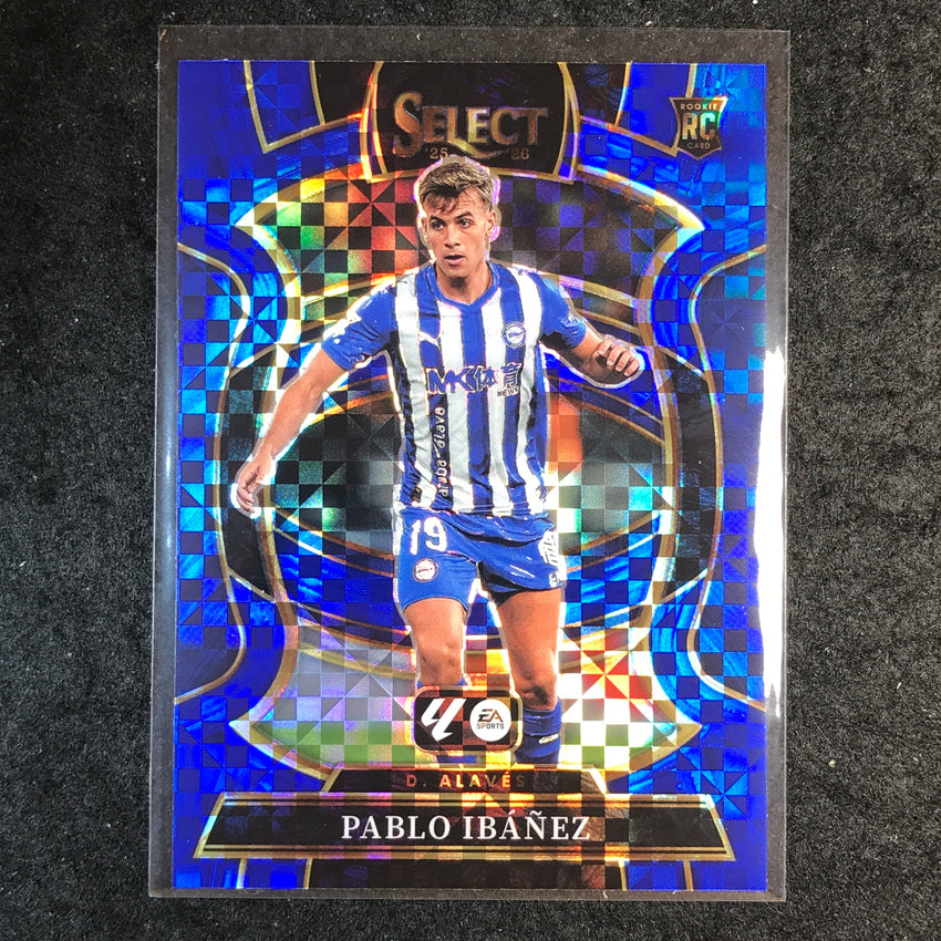 2025-26 Select La Liga PABLO IBANEZ Terrace Blue Checker #74
