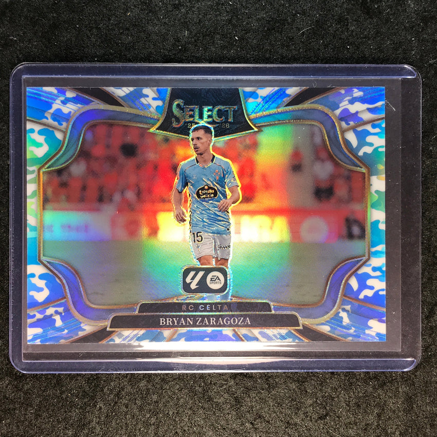 2025-26 Select La Liga BRYAN ZARAGOZA Field Level Winter Camo 6/30 #232