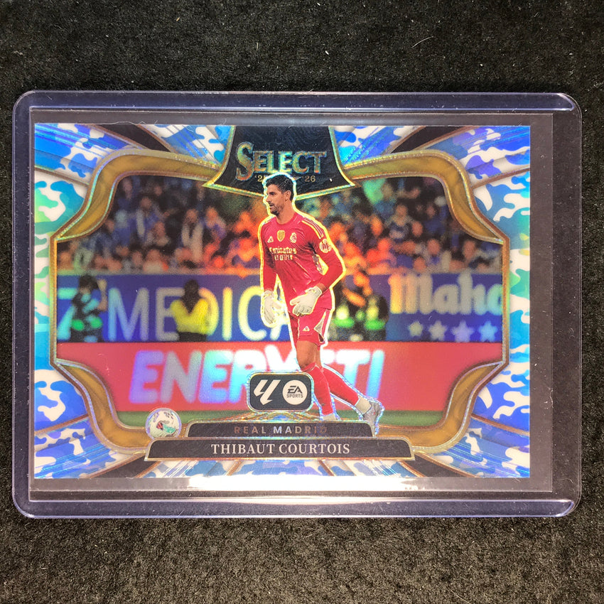 2025-26 Select La Liga THIBAUT COURTOIS Field Level Winter Camo 10/30 #244