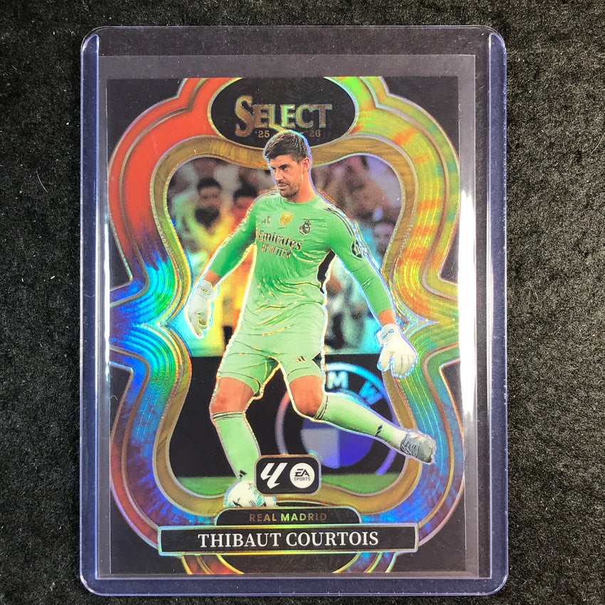 2025-26 Select La Liga THIBAUT COURTOIS Mezzanine Tie-Dye 12/25 #112