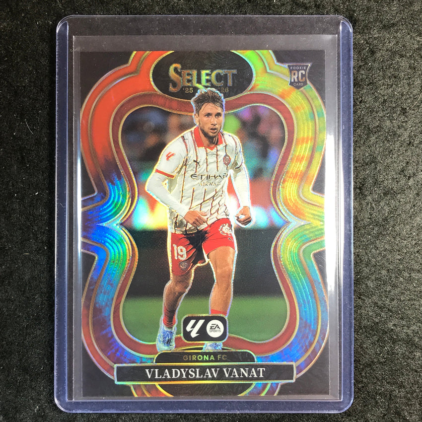 2025-26 Select La Liga VLADYSLAV VANAT Rookie Mezzanine Tie-Dye 9/25 #185
