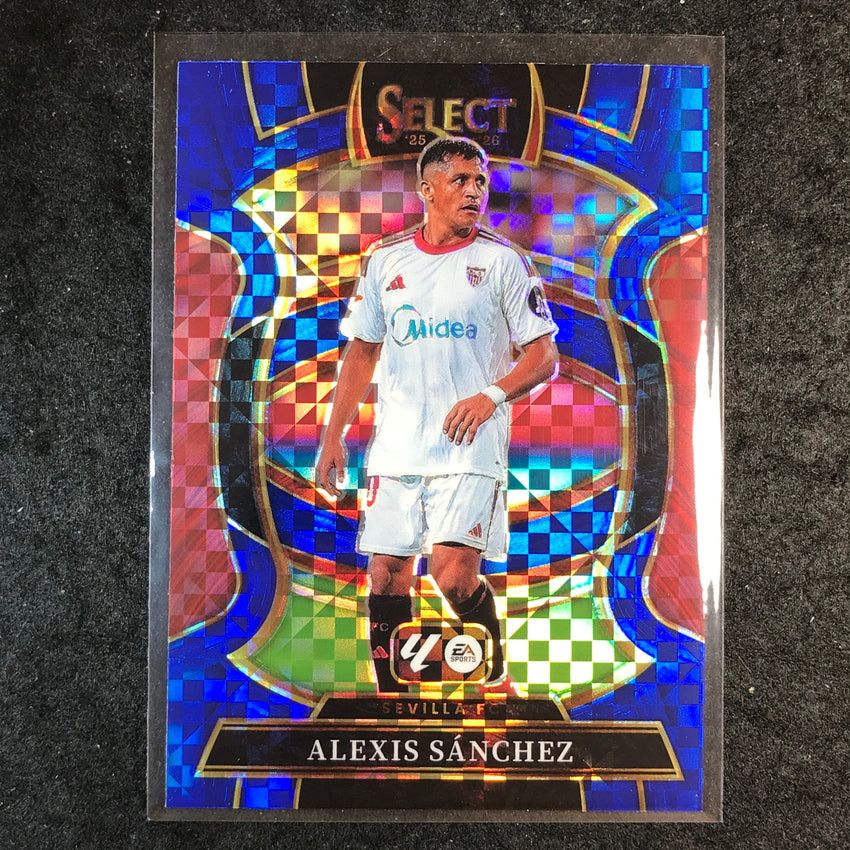 2025-26 Select La Liga ALEXIS SANCHEZ Terrace Blue Checker #83