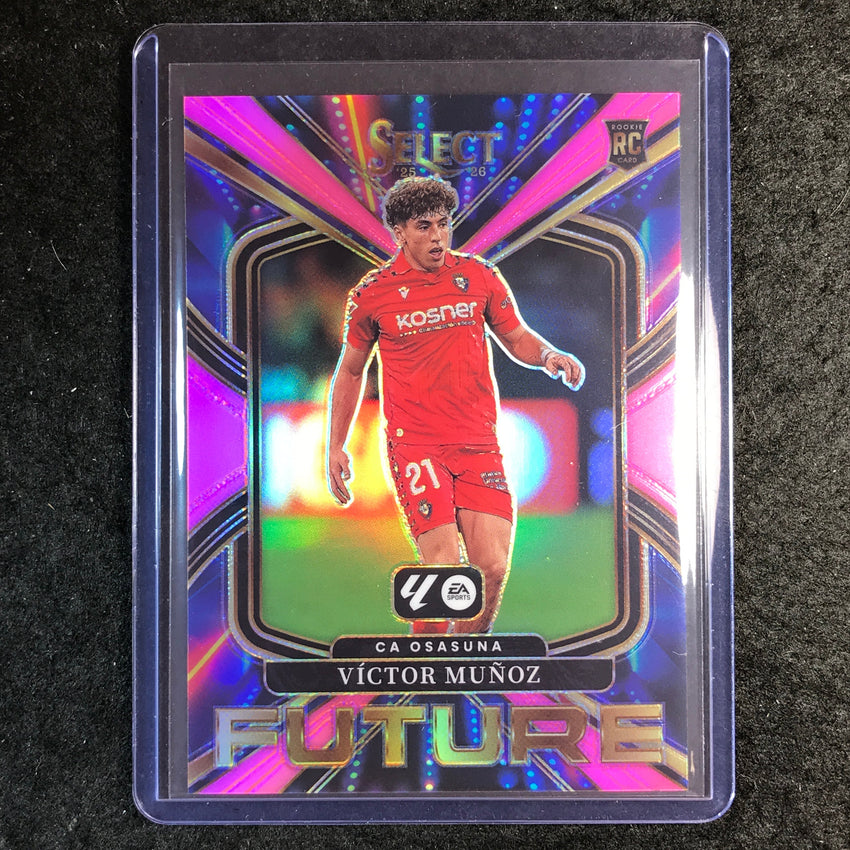 2025-26 Select La Liga VICTOR MUNOZ Select Future Rookie Pink 16/25 #10