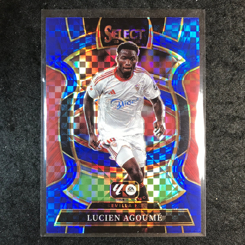 2025-26 Select La Liga LUCIEN AGOUME Terrace Blue Checker #84