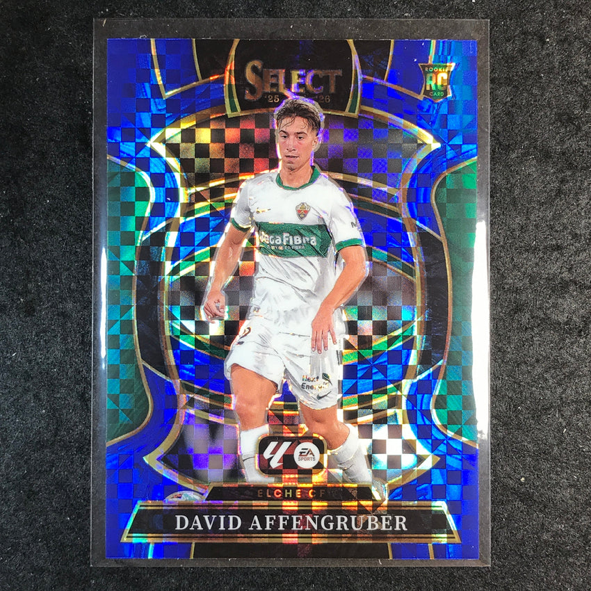 2025-26 Select La Liga DAVID AFFENGRUBER Rookie Terrace Blue Checker #86