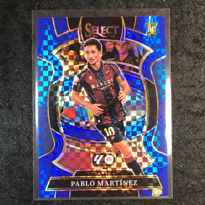 2025-26 Select La Liga PABLO MARTINEZ Rookie Terrace Blue Checker #91