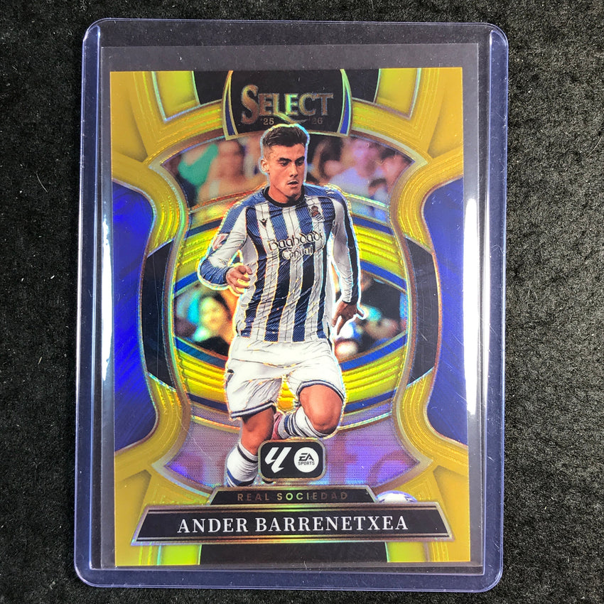 2025-26 Select La Liga ANDER BARRENETXEA Terrace Gold 3/10 #55