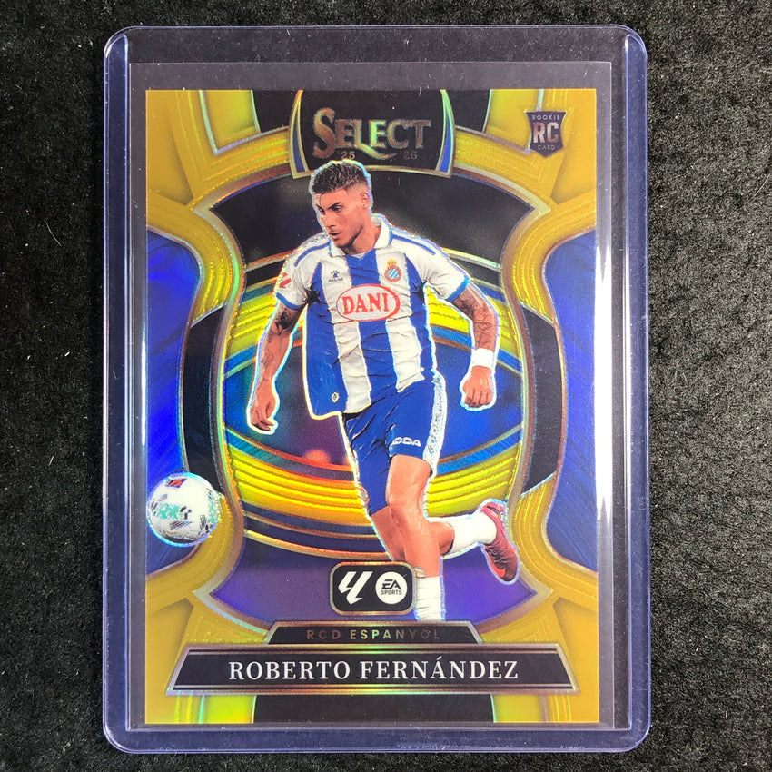 2025-26 Select La Liga ROBERTO FERNANDEZ Rookie Terrace Gold 4/10 #67