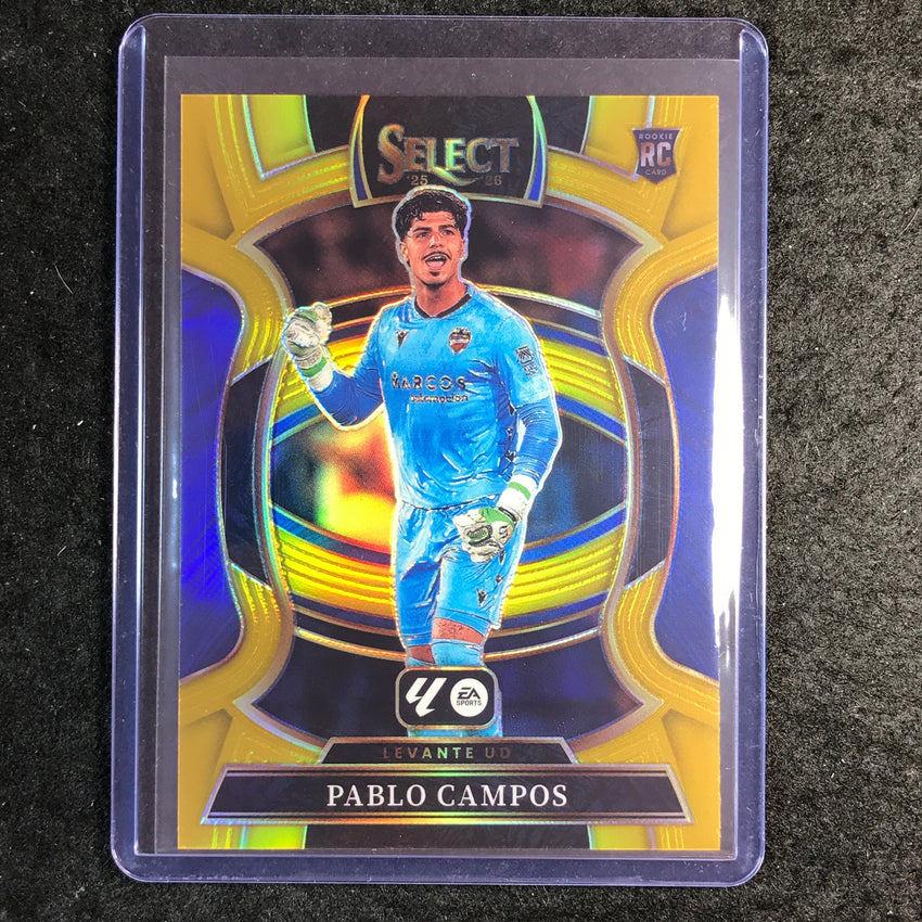 2025-26 Select La Liga PABLO CAMPOS Rookie Terrace Gold 1/10 #93
