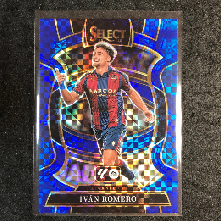 2025-26 Select La Liga IVAN ROMERO Terrace Blue Checker #95