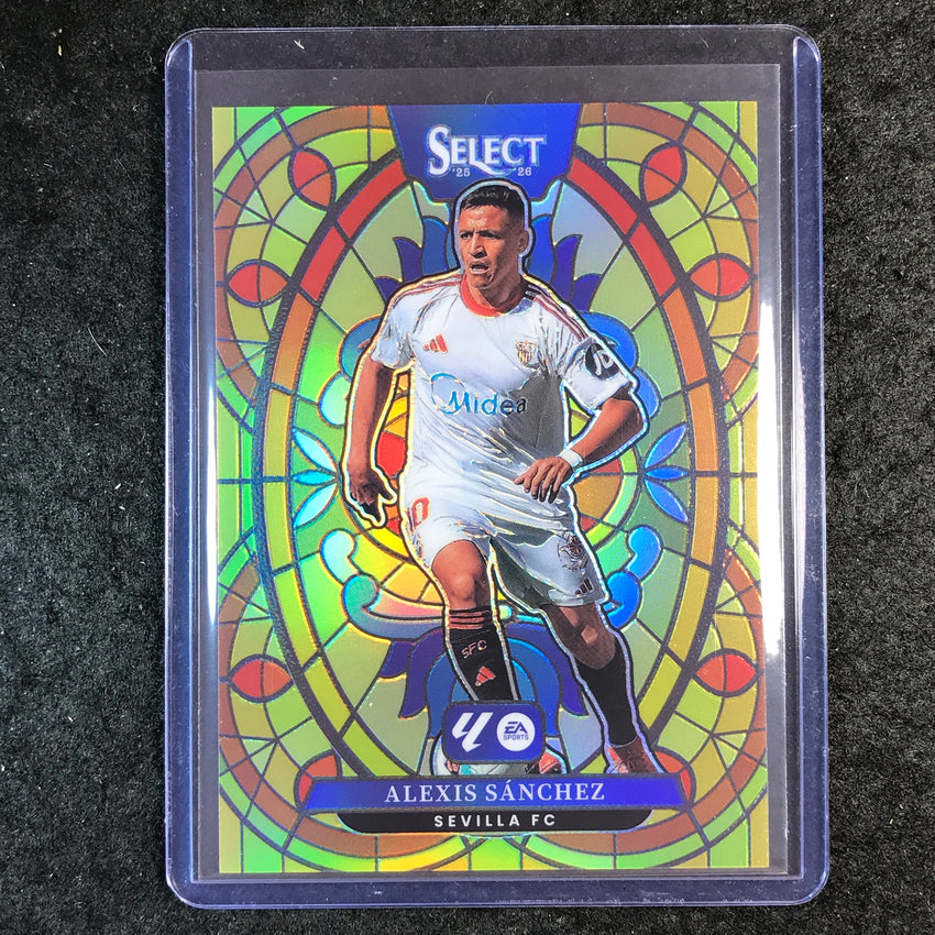 2025-26 Select La Liga ALEXIS SANCHEZ Stained Glass SSP #18