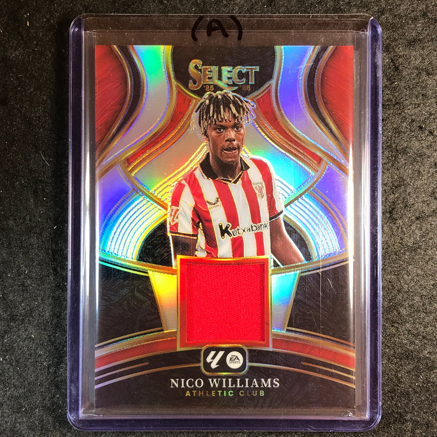2025-26 Select La Liga NICO WILLIAMS Select Memorabilia Jersey Relic #NW (A)