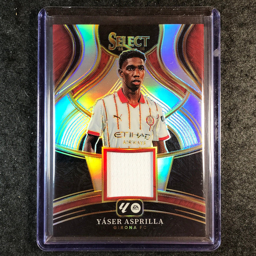 2025-26 Select La Liga YASER ASPRILLA Select Memorabilia Jersey Relic #YA