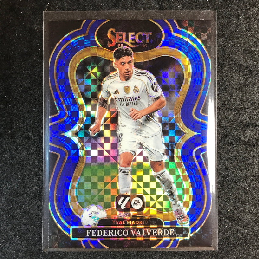 2025-26 Select La Liga FEDERICO VALVERDE Mezzanine Blue Checker #119