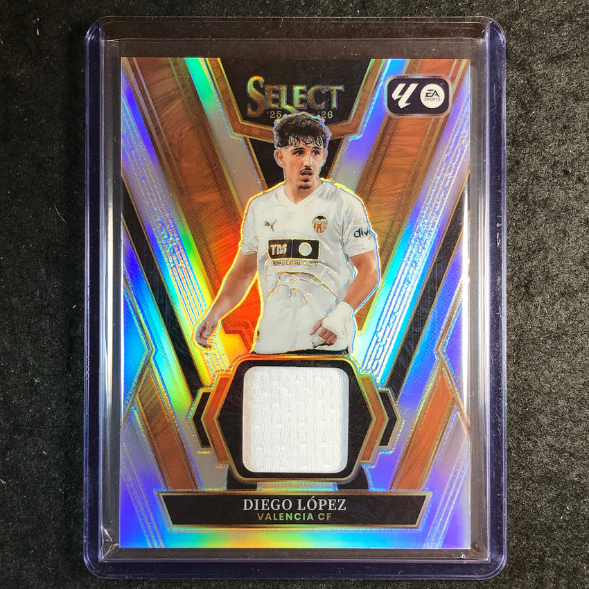 2025-26 Select La Liga DIEGO LOPEZ Select Swatches Jersey Relic #DL