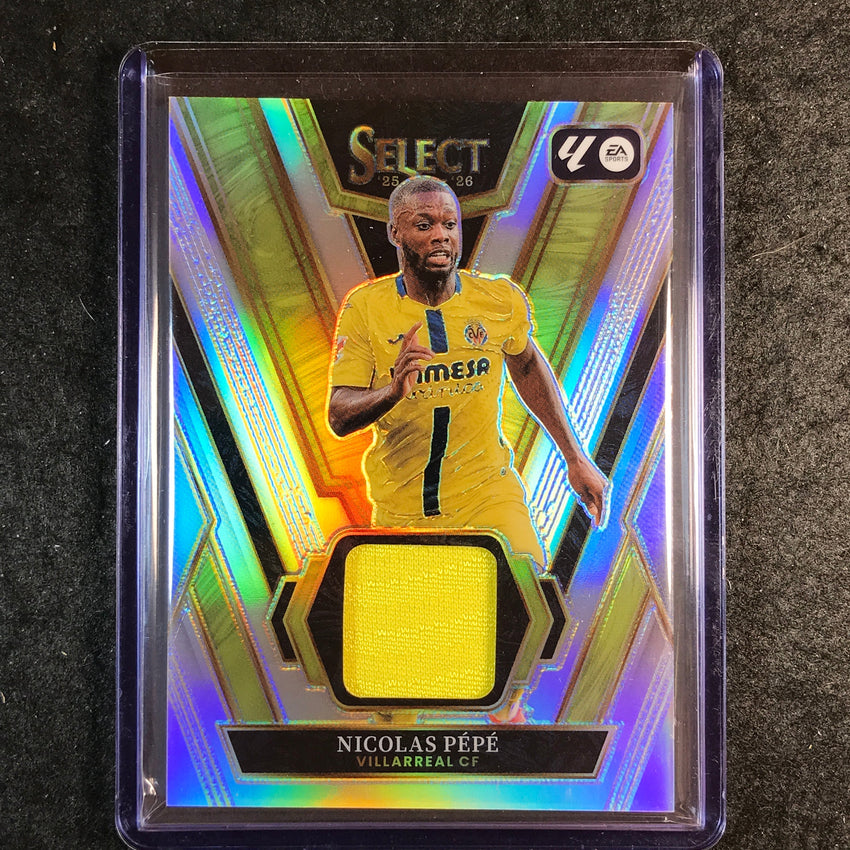 2025-26 Select La Liga NICOLAS PEPE Select Swatches Jersey Relic #NP