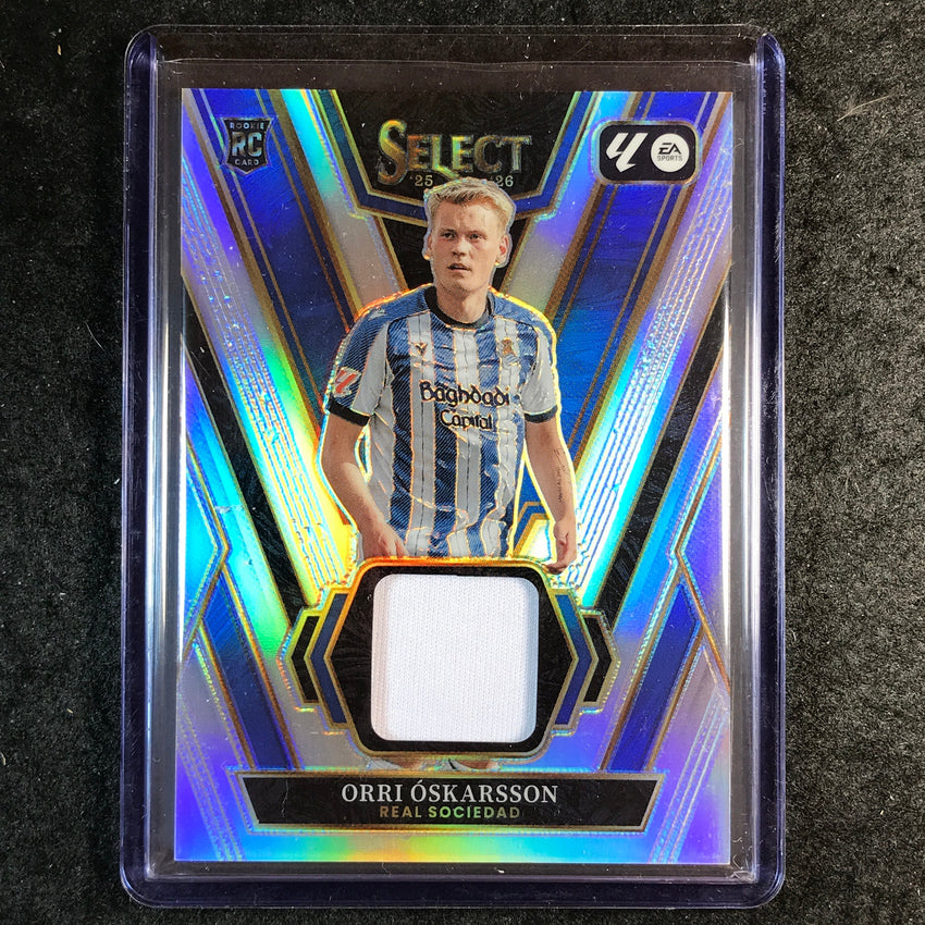 2025-26 Select La Liga ORRI OSKARSSON Select Swatches Rookie Jersey Relic #OO