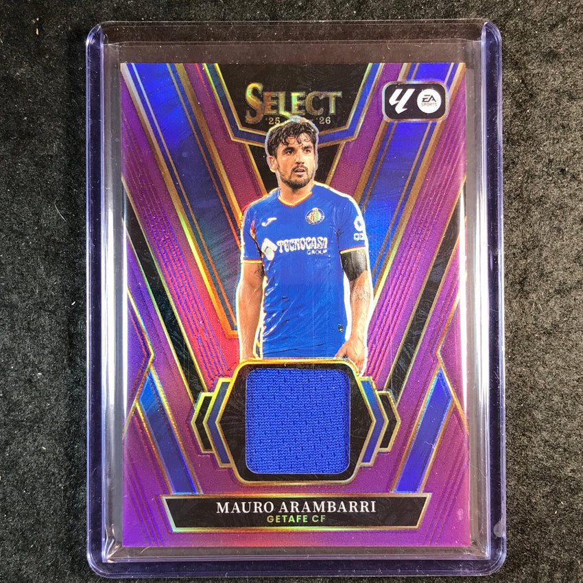 2025-26 Select La Liga MAURO ARAMBARRI Select Swatches Jersey Purple 21/49