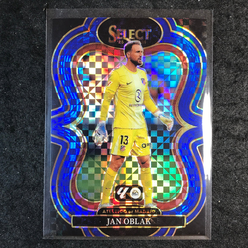 2025-26 Select La Liga JAN OBLAK Mezzanine Blue Checker #127