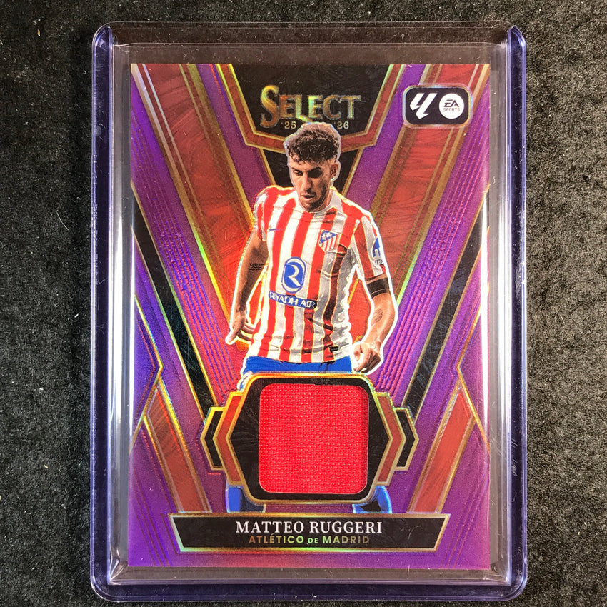 2025-26 Select La Liga MATTEO RUGGERI Select Swatches Jersey Purple 31/49