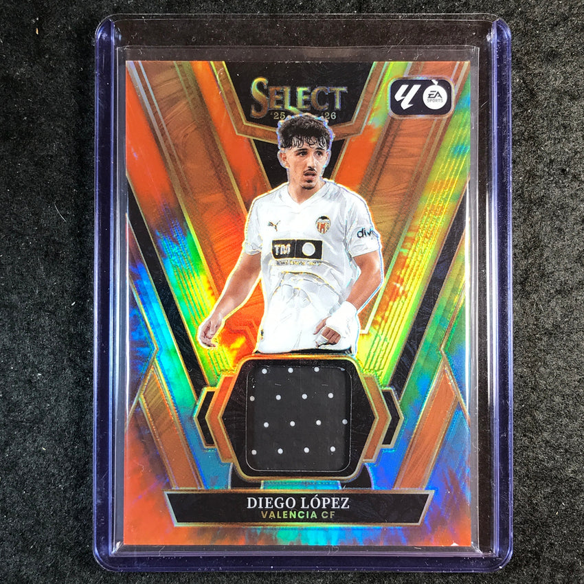 2025-26 Select La Liga DIEGO LOPEZ Select Swatches Patch Tie-Dye 4/25