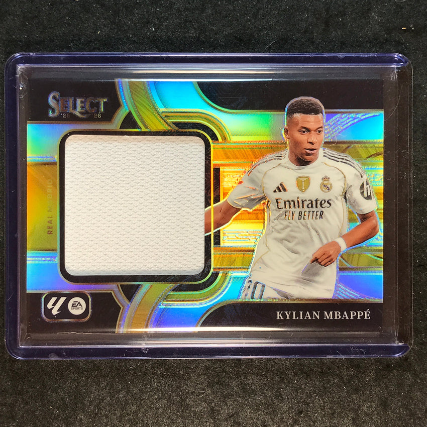 2025-26 Select La Liga KYLIAN MBAPPE Jumbo Swatches Jersey Relic #KM