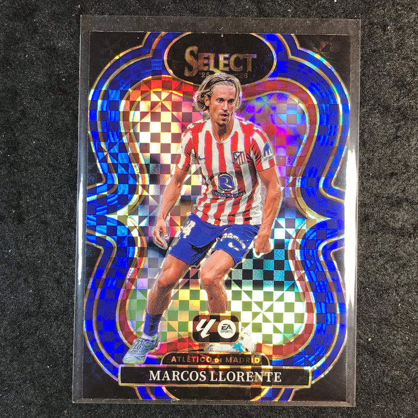2025-26 Select La Liga MARCOS LLORENTE Mezzanine Blue Checker #129