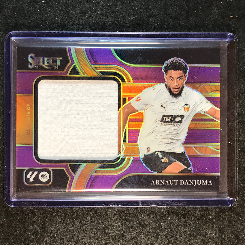 2025-26 Select La Liga ARNAUT DANJUMA Jumbo Swatches Jersey Purple 26/49