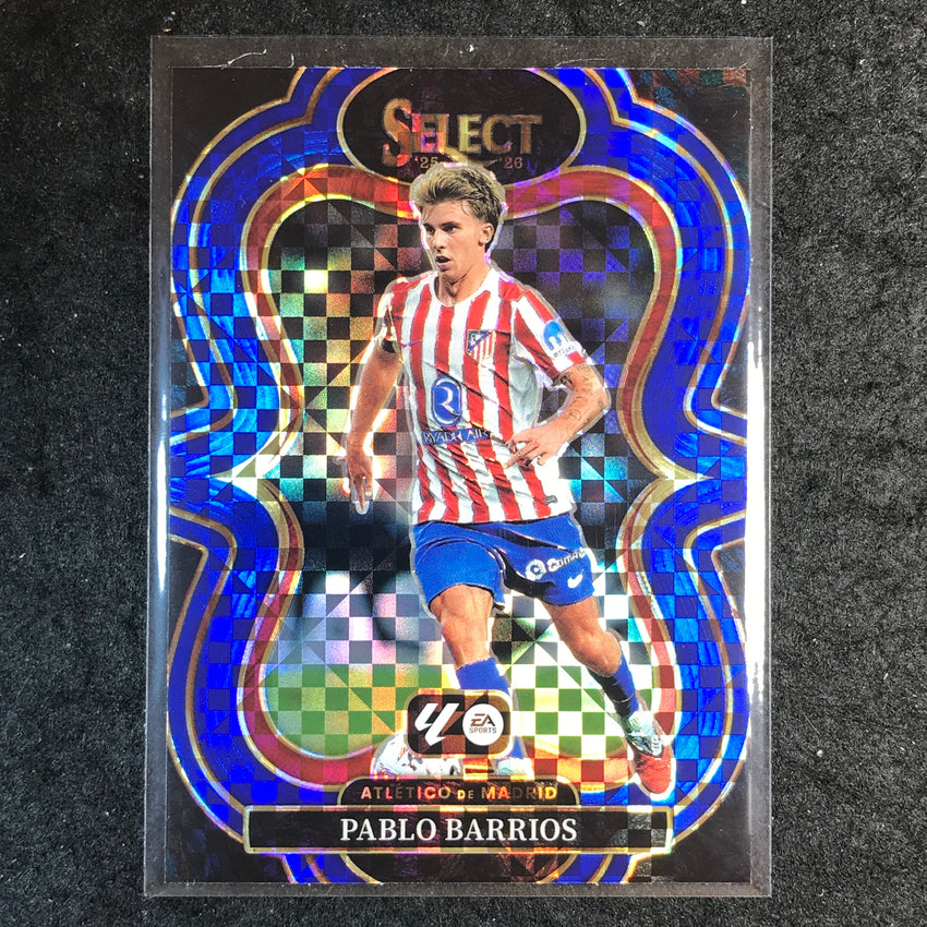 2025-26 Select La Liga PABLO BARRIOS Mezzanine Blue Checker #130