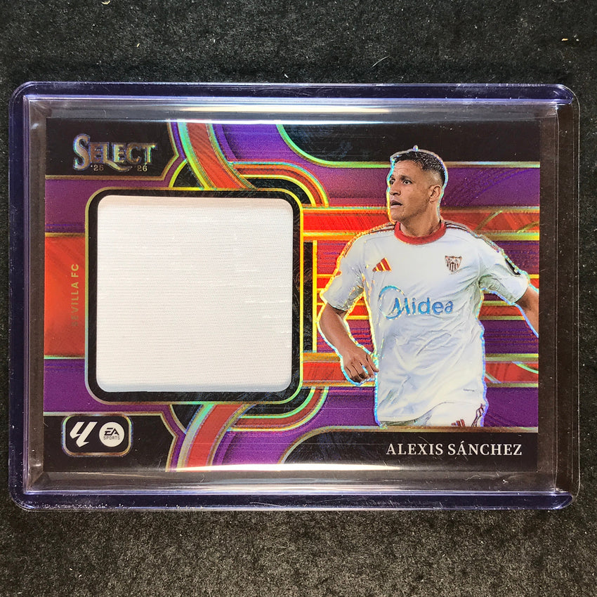 2025-26 Select La Liga ALEXIS SANCHEZ Jumbo Swatches Jersey Purple 8/49