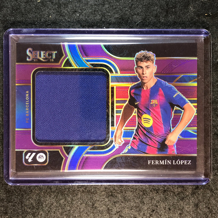 2025-26 Select La Liga FERMIN LOPEZ Jumbo Swatches Jersey Purple 16/49