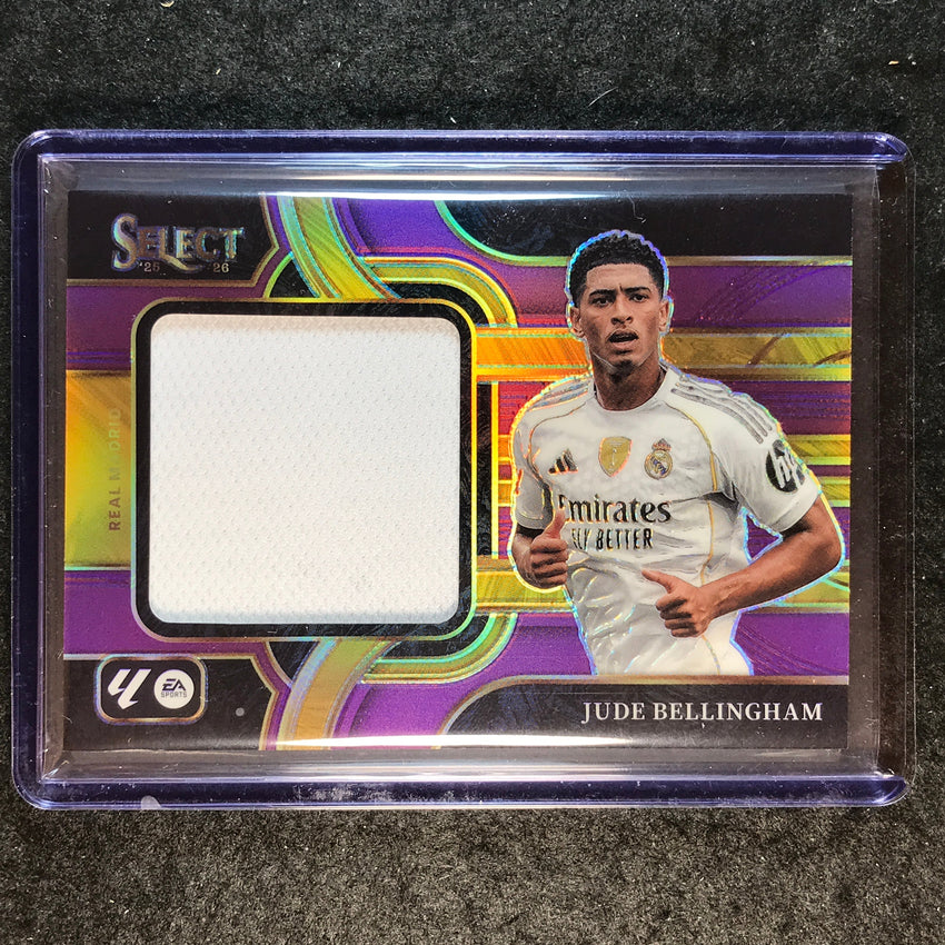 2025-26 Select La Liga JUDE BELLINGHAM Jumbo Swatches Jersey Purple 16/49