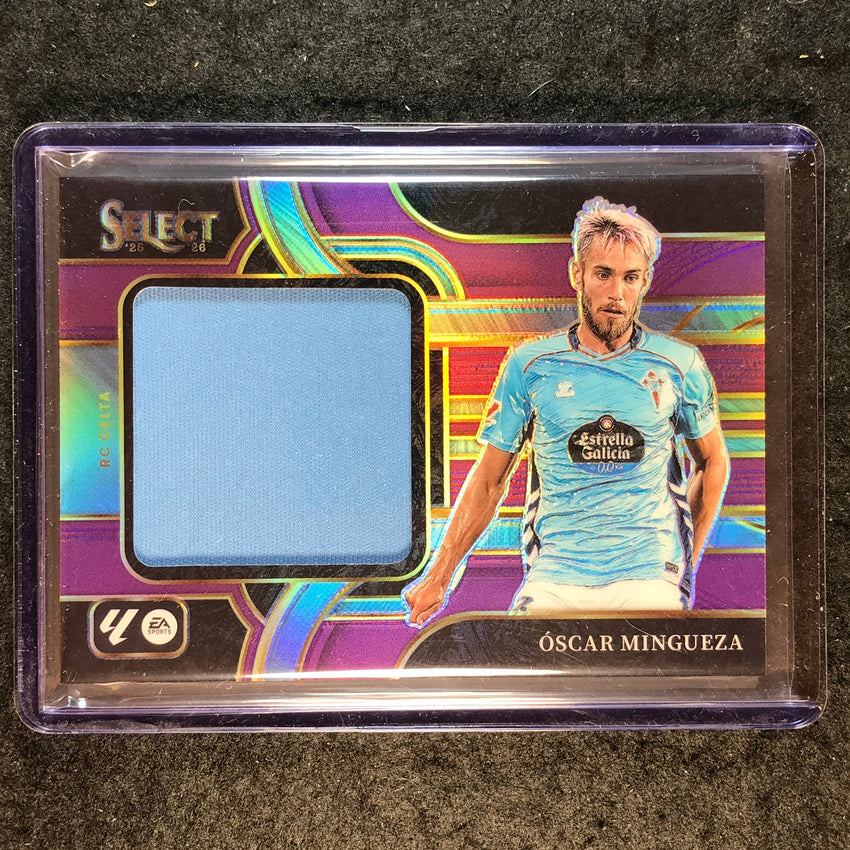 2025-26 Select La Liga OSCAR MINGUEZA Jumbo Swatches Jersey Purple 15/49