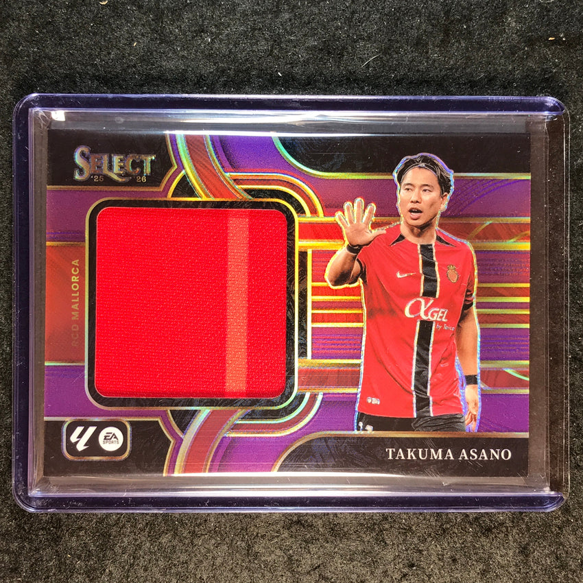 2025-26 Select La Liga TAKUMA ASANO Jumbo Swatches Jersey Purple 23/49