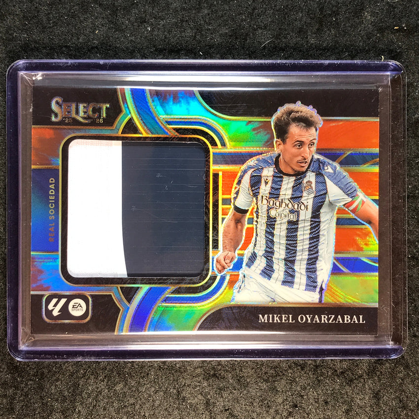 2025-26 Select La Liga MIKEL OYARZABAL Jumbo Swatches Patch Tie-Dye 18/25
