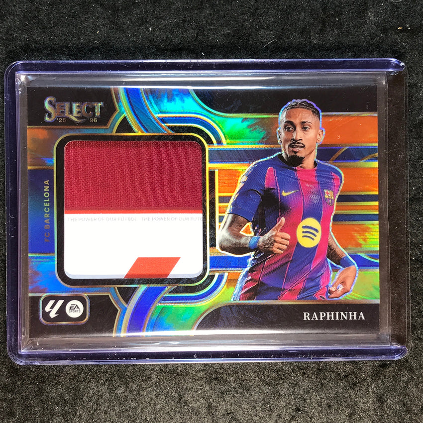 2025-26 Select La Liga RAPHINHA Jumbo Swatches Patch Tie-Dye 10/25
