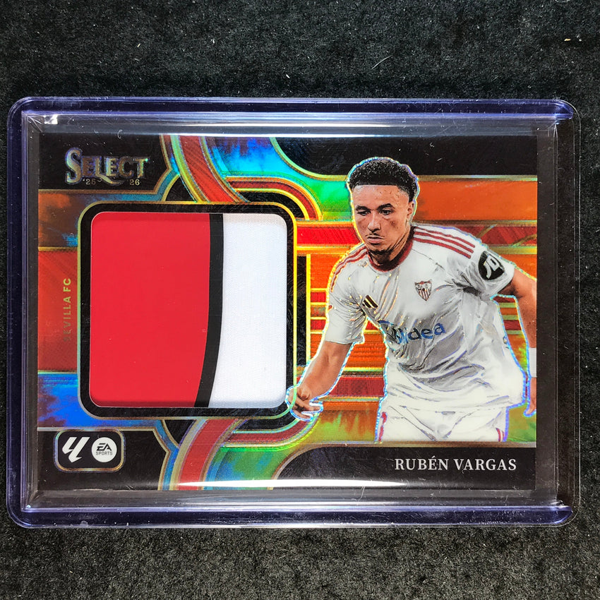 2025-26 Select La Liga RUBEN VARGAS Jumbo Swatches Patch Tie-Dye 9/25