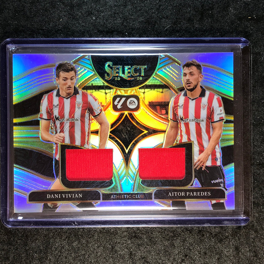 2025-26 Select La Liga DANI VIVIAN AITOR PAREDES Dual Swatches Jersey Relic #AC
