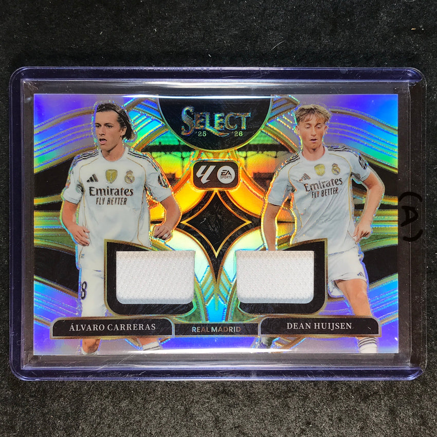 2025-26 Select La Liga CARRERAS DEAN HUIJSEN Dual Swatches Jersey Relic #RM (A)