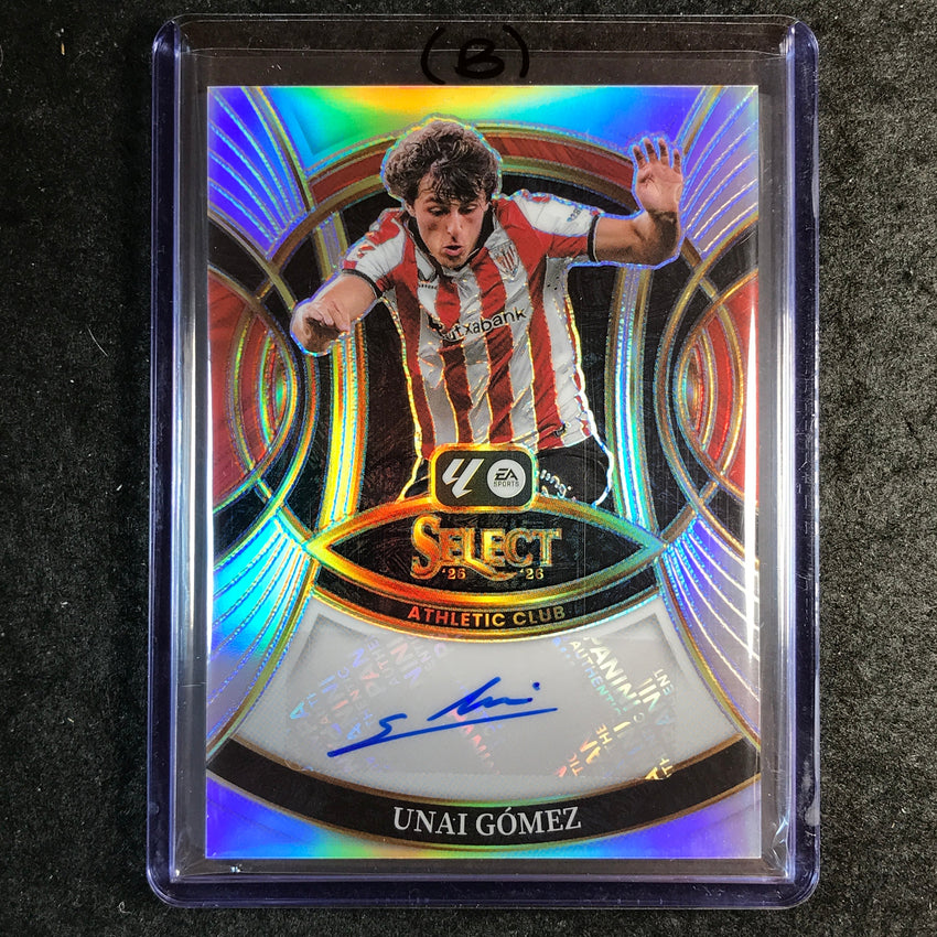2025-26 Select La Liga UNAI GOMEZ Signatures Auto Silver #S-UG (B)