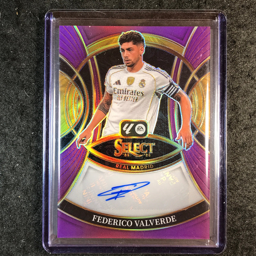 2025-26 Select La Liga FEDERICO VALVERDE Signatures Auto Purple 37/49
