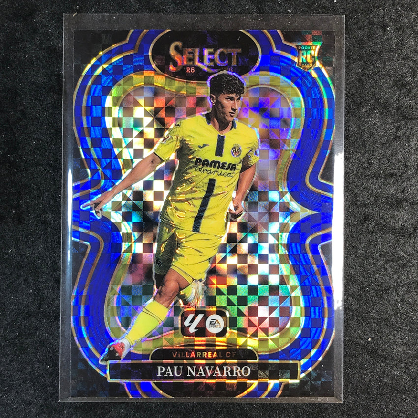 2025-26 Select La Liga PAU NAVARRO Rookie Mezzanine Blue Checker #138